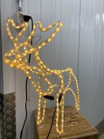 Lumineuse silhouette de renne pour l'extérieur LED