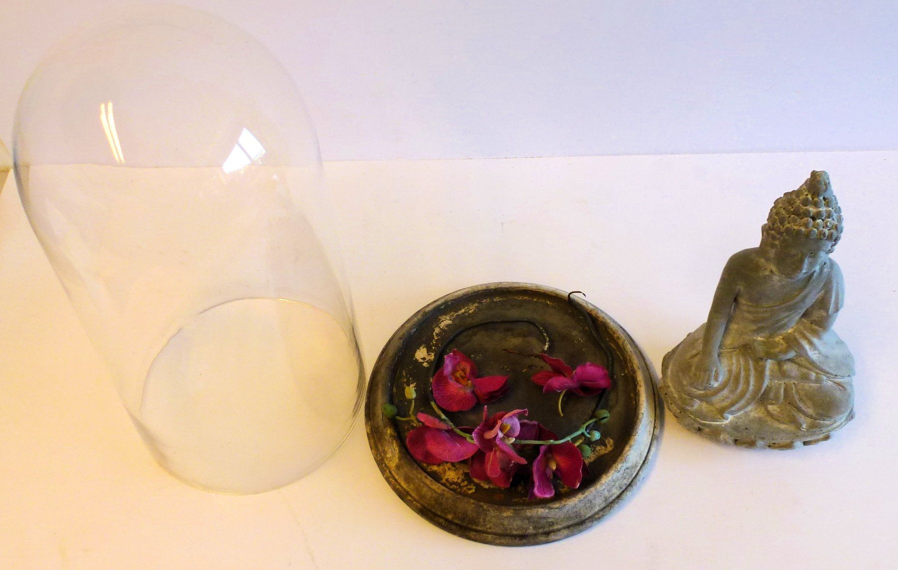 Sculture & Statue: Buddha unter Glas-Kuppel – Usato da Murgenthal venduto da B.StM 3