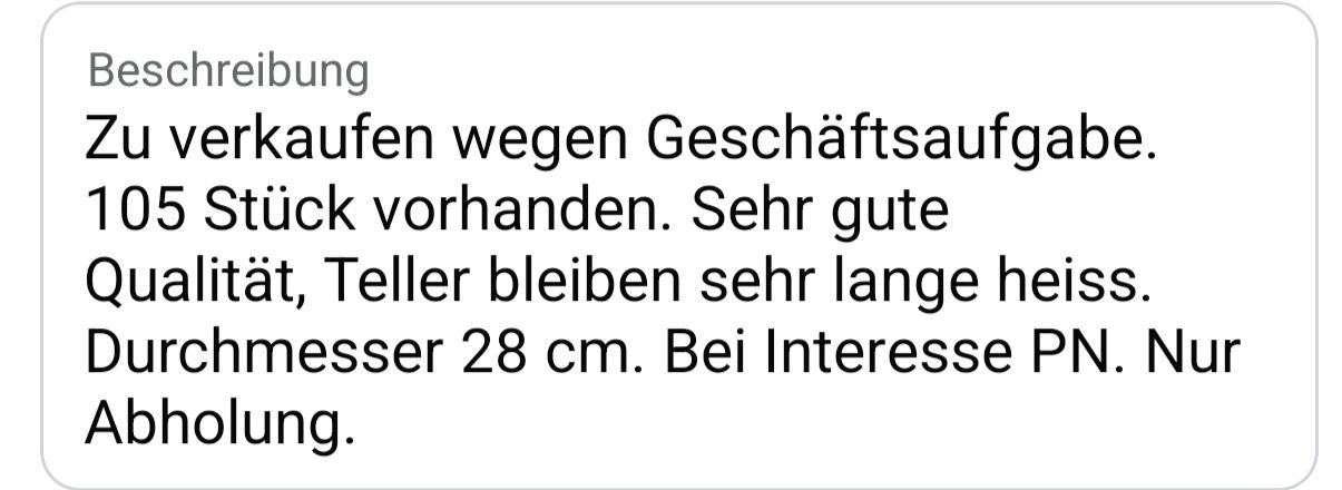 Piatti: Essteller für Gastrobetrieb oder Privat  – Usato da Schupfart venduto da beutler61 2