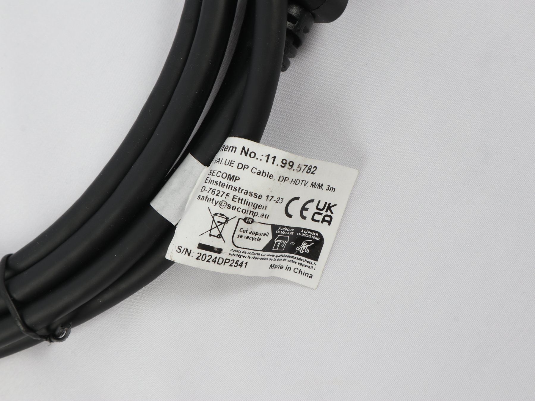 Cavi: Kabel HDMI auf DisplayPort HDTV 3 Meter – Nuovo (secondo la descrizione) da Steinen venduto da Restwert_Steinen 4