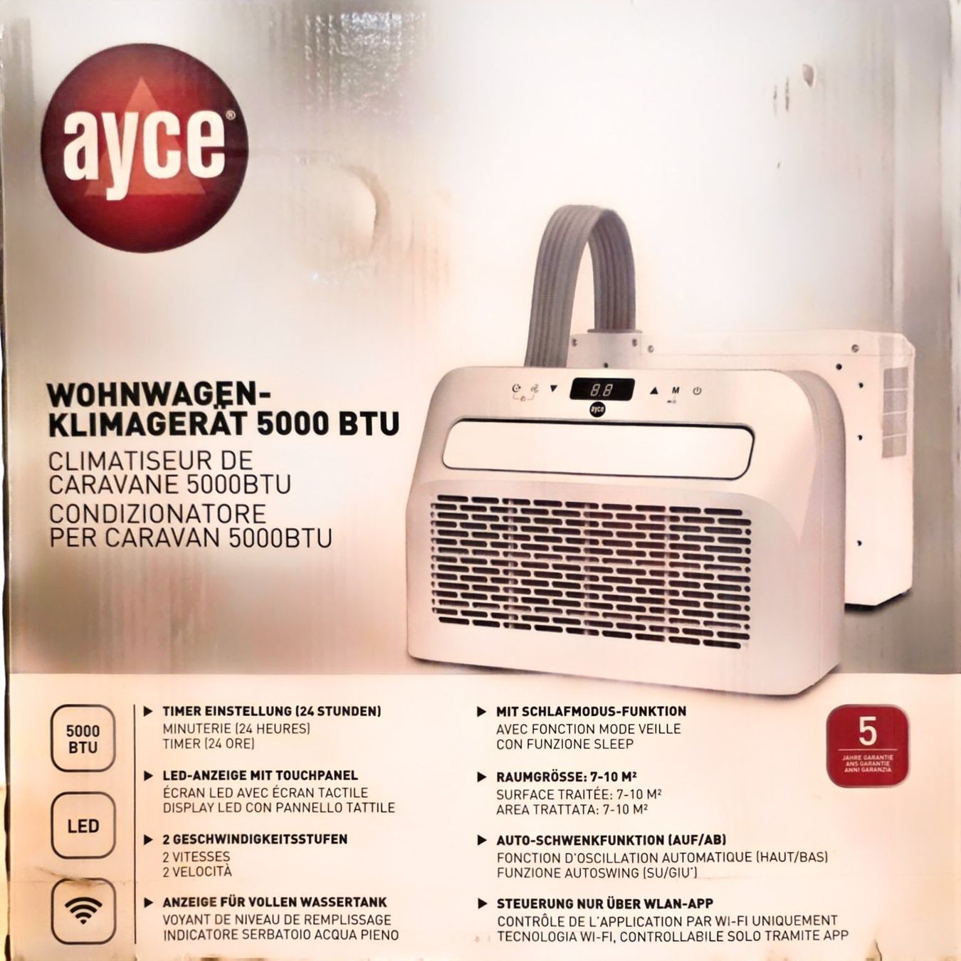 Condizionatori: Ayce Wohnwagen Klimagerät 5000 BTU – Usato da Rorschacherberg venduto da Rayback 1
