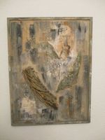 Collage-Kunst - unbekannter Künstler 48,5 x 63,5 cm art