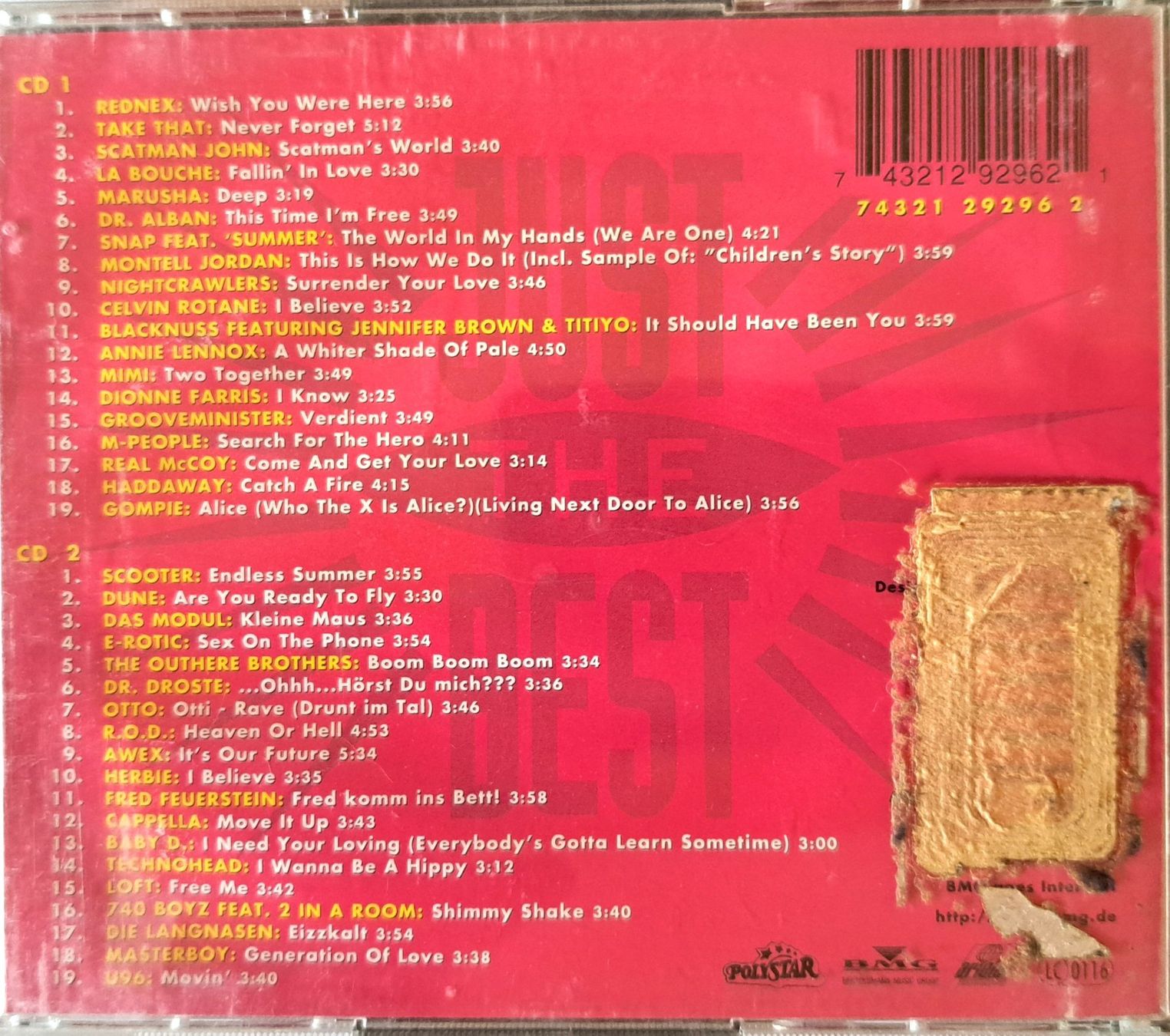 CD: JUST THE BEST - VOL. 5 – Usato da Tenniken venduto da mik_6mxg 1