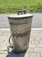 Antike Milchbrente / Milchtanse / Milchtause aus Metall
