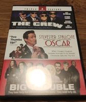 3 Filme DVD: The Crew, Oscar, Big Trouble