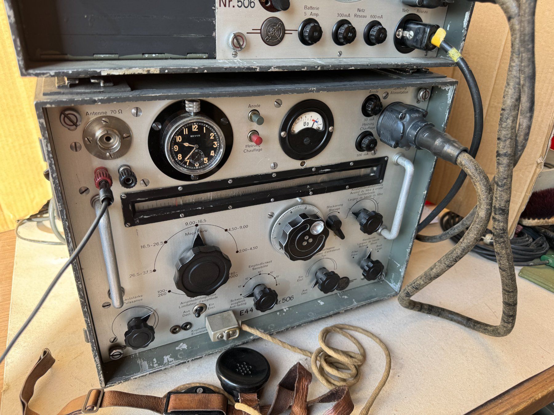 Technique de radiocom: Militär Empfänger AUTOPHON E-44 – D'occasion à Ins par Revue-1000 5