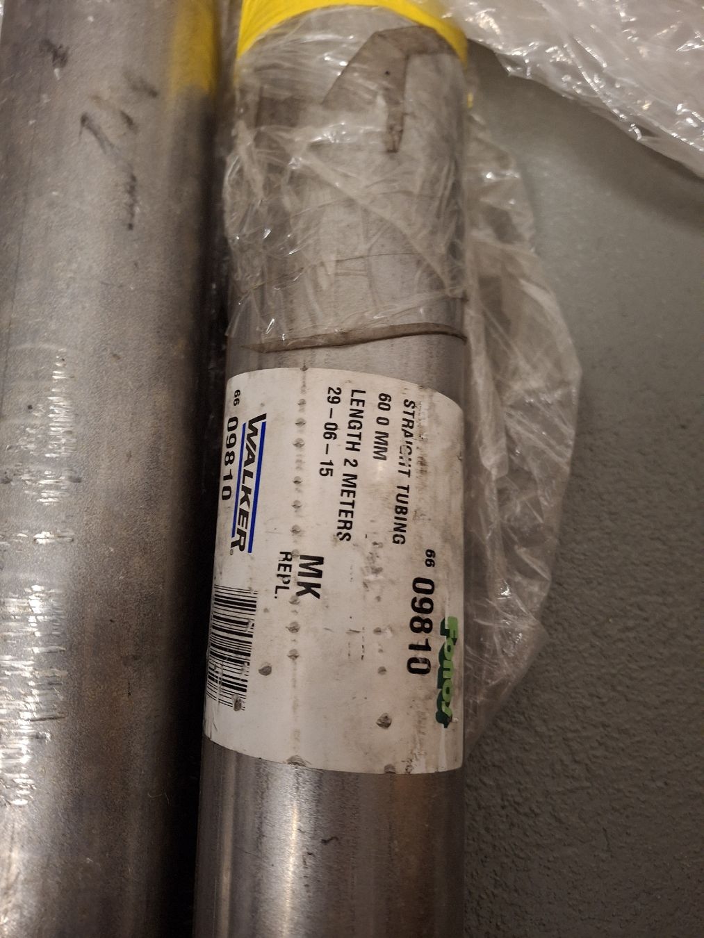 Sistemi di scarico: gerade Auspuffrohre, 60mm, ca 1,5m – Nuovo e nell'imballaggio originale da Kradolf venduto da rge_pf7p