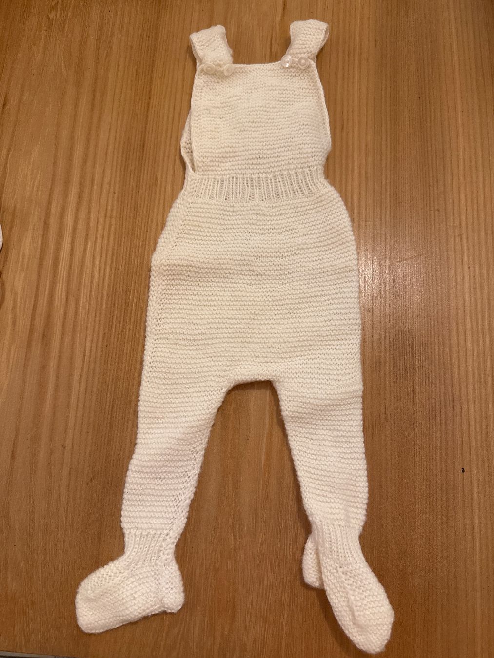 Pagliaccetti: Winter Baby Strick Overall,Handgestrickt – Usato da Schöfflisdorf venduto da sonjastarfish