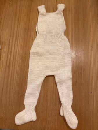 Winter Baby Strick Overall,Handgestrickt