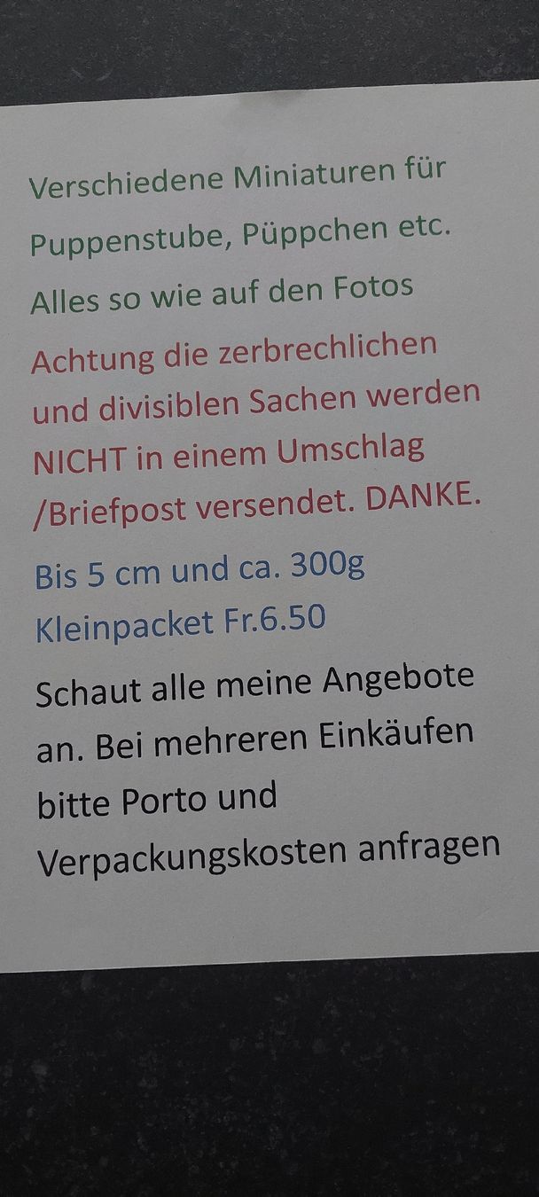 Bambole: Puppenstubenpüppchenangezogen  – Nuovo (secondo la descrizione) da Muri AG venduto da nindo1 7