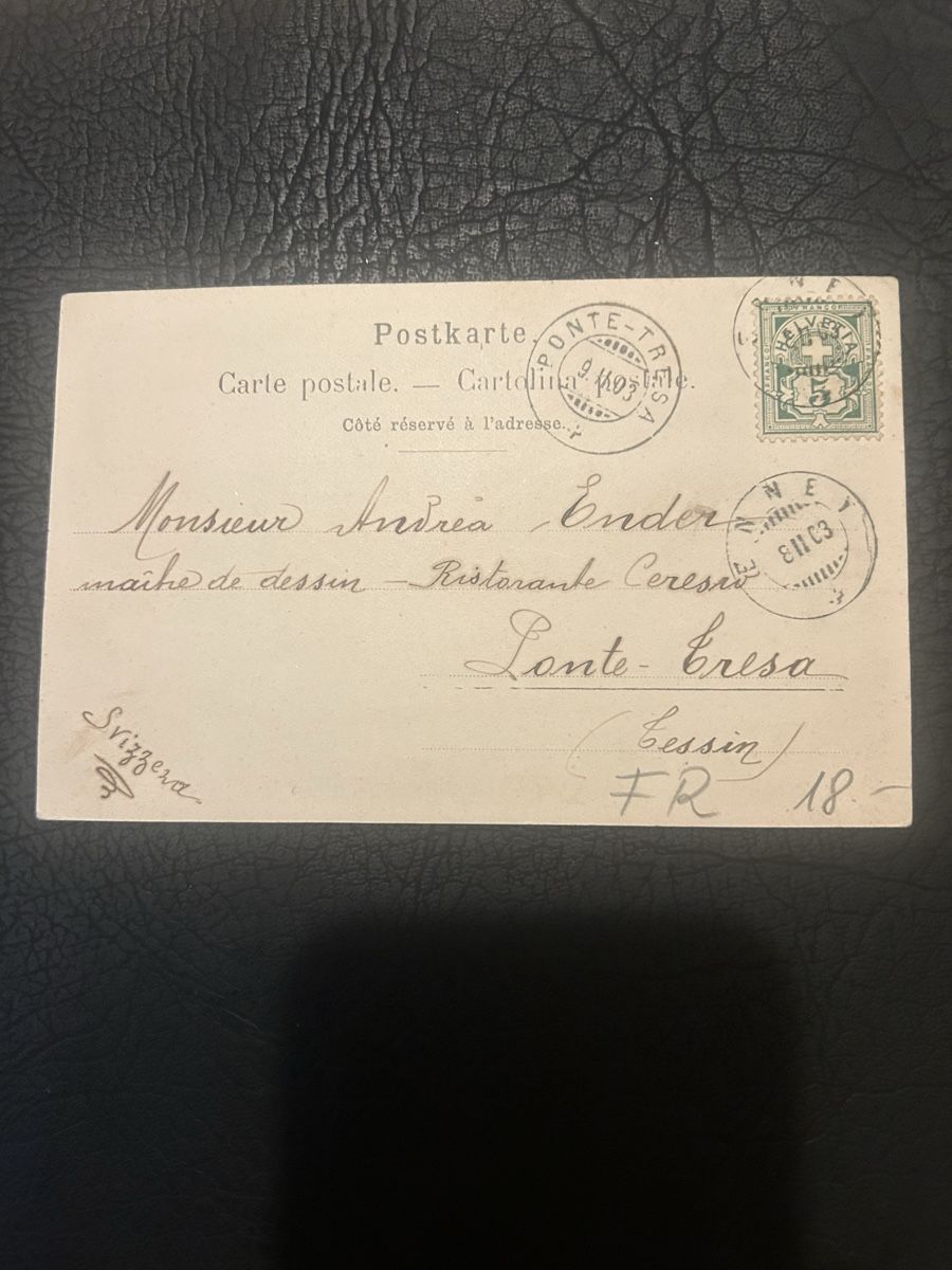 Cartoline postali: Bulle, Grand Rue 1903 – Usato da Breganzona venduto da Milesbo 1