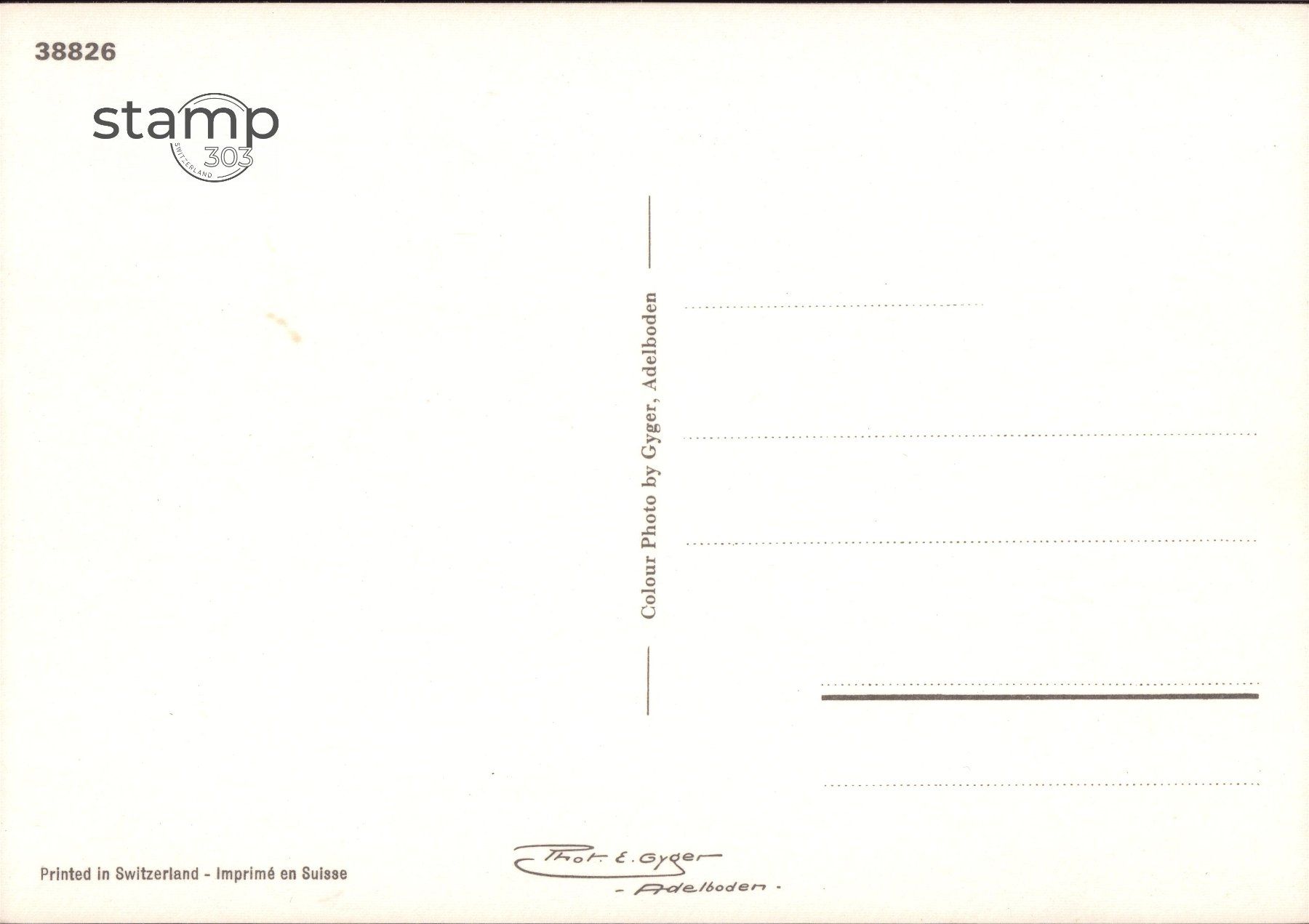 Ansichtskarten: AK Eiger - Mönch - Jungfrau – Gebraucht aus Eggersriet von stamp303 1