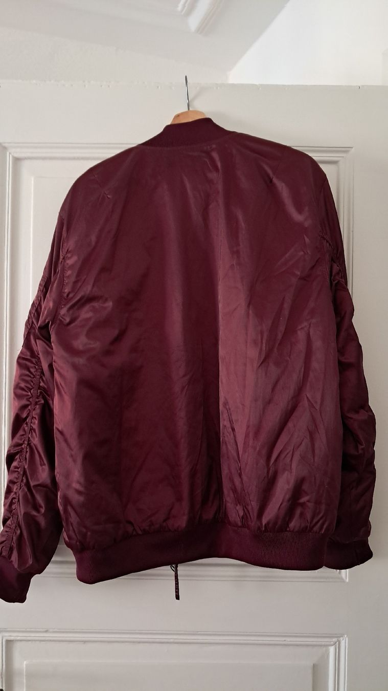 Adidas Jacken: Bomberjacke Adidas Weinrot Grösse L  – Gebraucht aus Basel von blueberrypirat 3