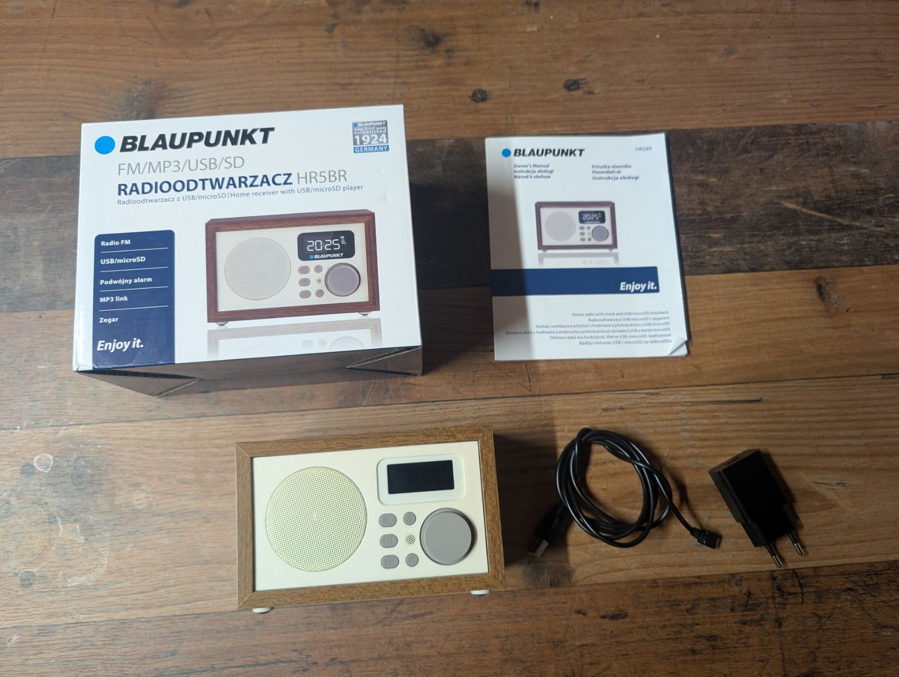 Radio: Wecker Blaupunkt Radio HR5BR Holzoptik – Usato da Neuenhof venduto da mlw_w98j
