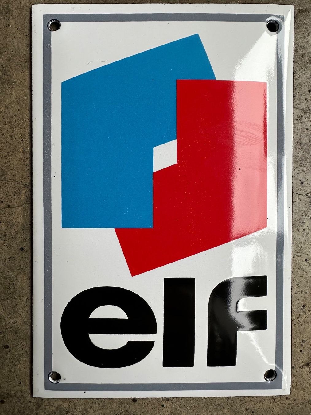 Insegne: Elf motor öl werbung reklame – Nuovo (secondo la descrizione) da Reinach AG venduto da rares75