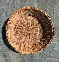 Korb, geflochten,  Dekoschale aus Rattangeflecht 30 x 9 cm
