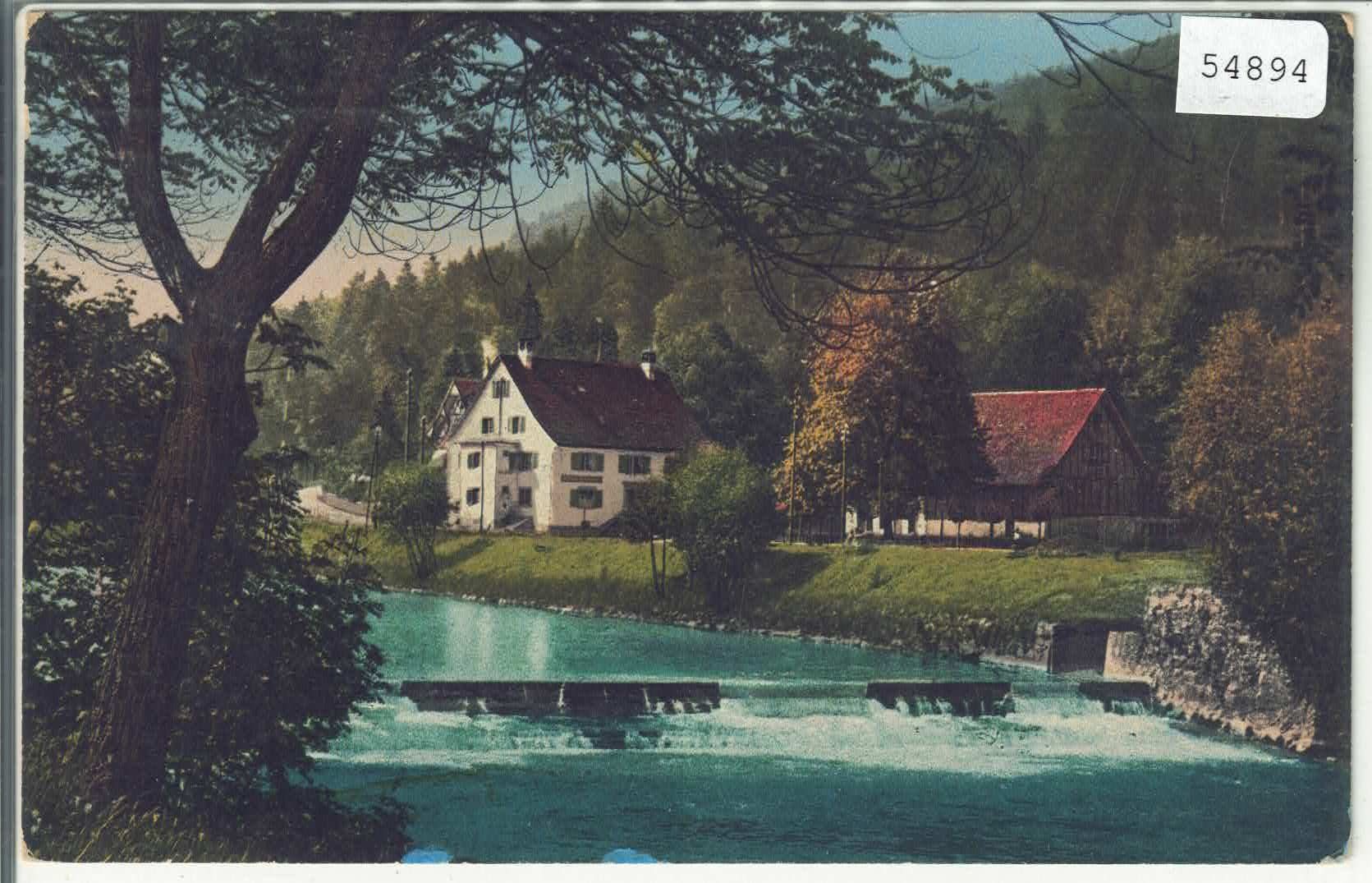 Cartoline postali: Sihltal - Sihlwald - Restauration - Litho – Usato da Ettingen venduto da Kartenplanet