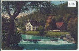 Sihltal - Sihlwald - Restauration - Litho
