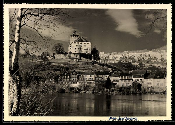 Ansichtskarten: Foto-AK Werdenberg, Schloss und Ort vor  – Gebraucht aus Berlin von bartko-reher