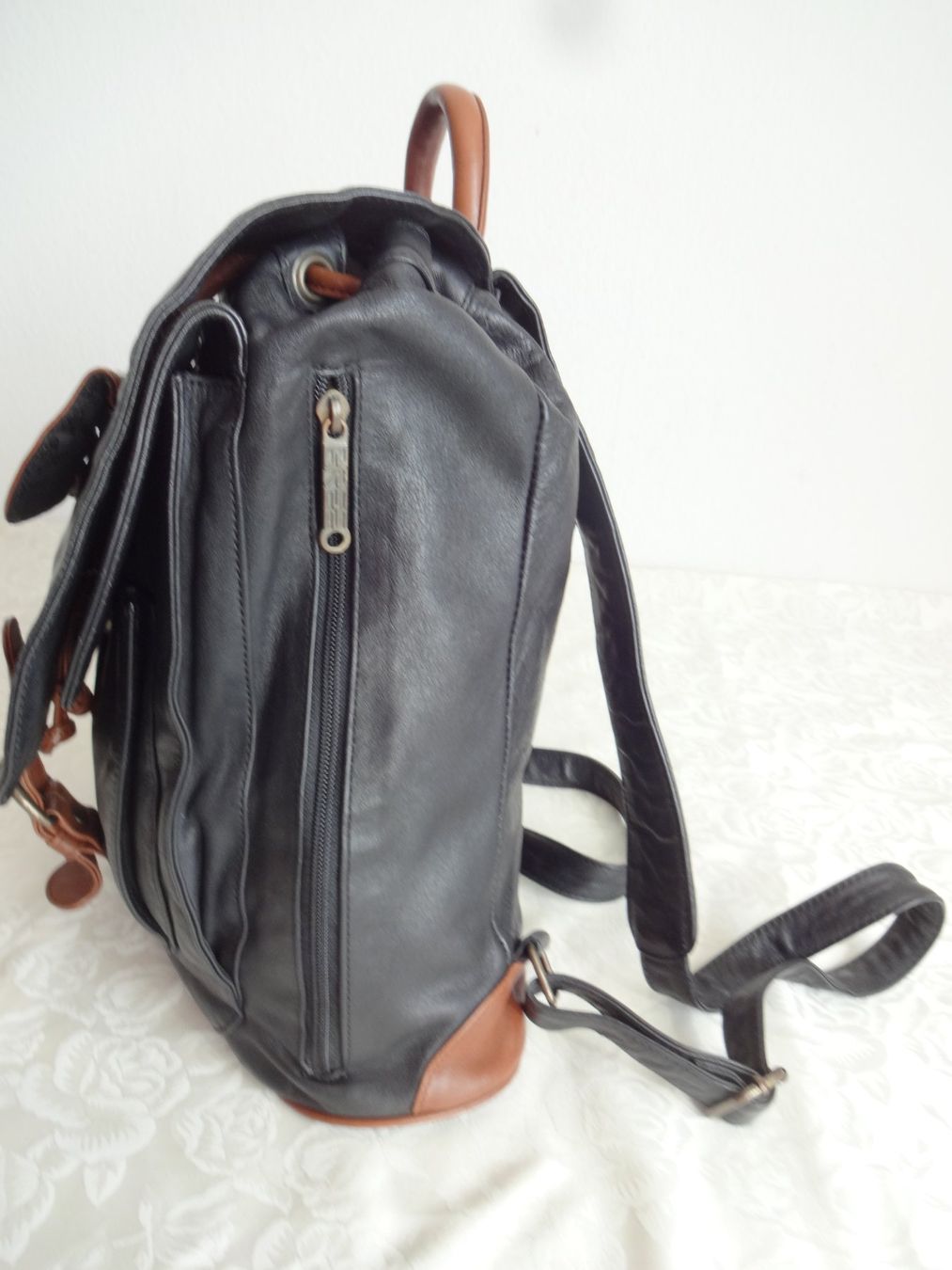 Bree Zaini: Orig. ""B R E E"" Echtleder Rucksack – Usato da Frauenfeld venduto da Jahy 1