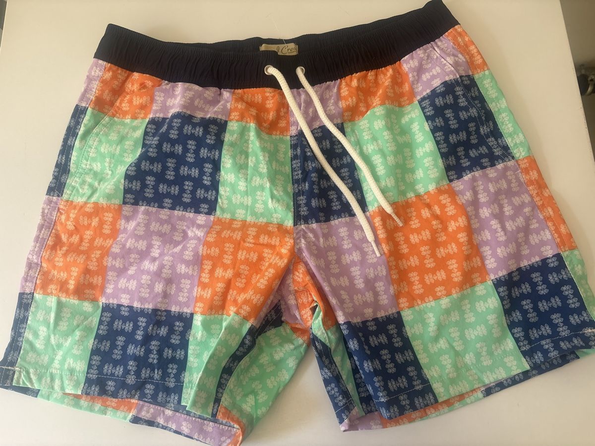 Costumi da bagno: Badehose J. Crew Patchwork Grösse M guter Zustand – Nuovo e nell'imballaggio originale da Wallisellen venduto da ASZT
