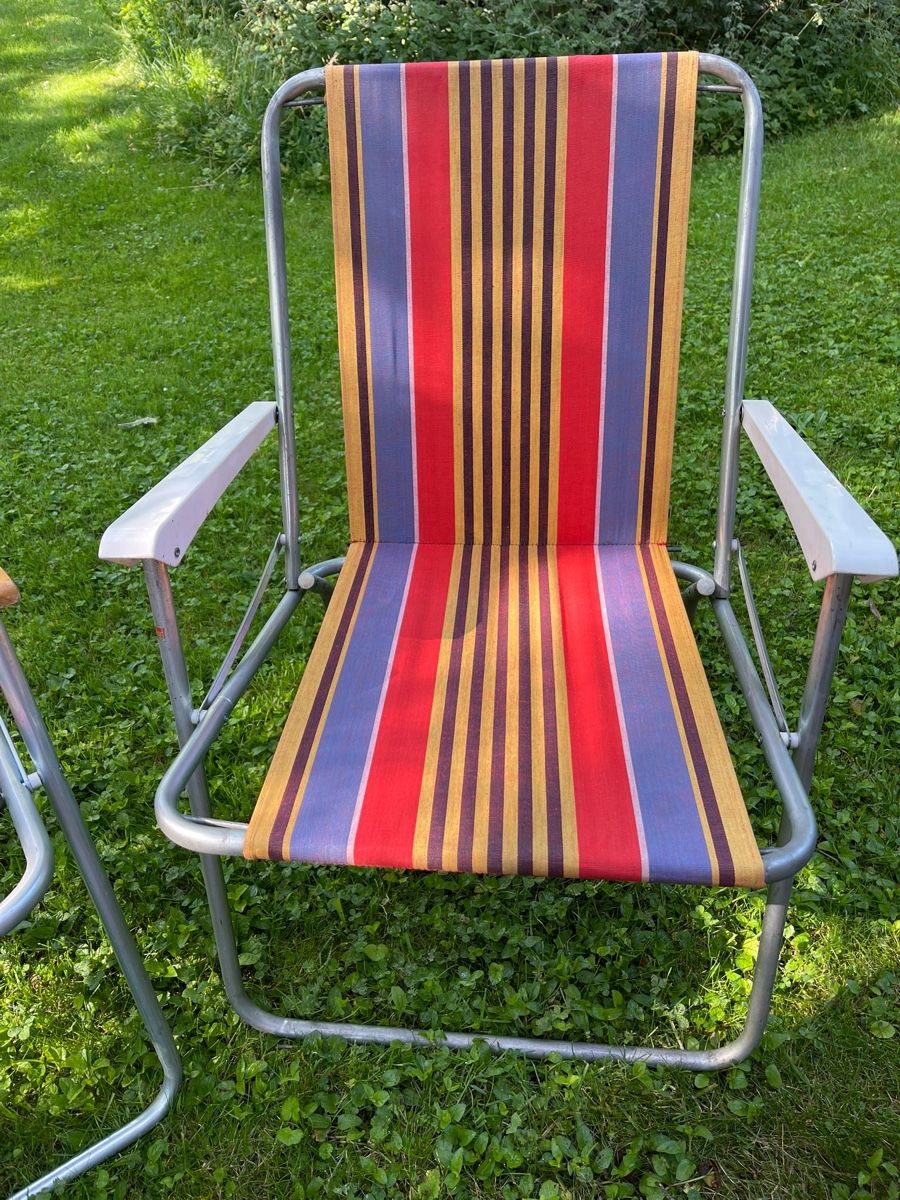 Campingstuhl Retro Vintage klappbar (Gebraucht) in Bern fr CHF 100  nur  Abholung auf Ricardo kaufen