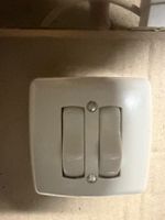 1x neue Old School AP Lichtschalter Feller 6x6x4cm ab 1.-