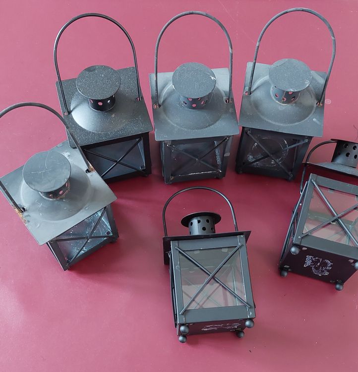 10x Bahnsteigbeleuchtung H0 - Gutshof Miniaturen Laternen Für Modelleisenbahn