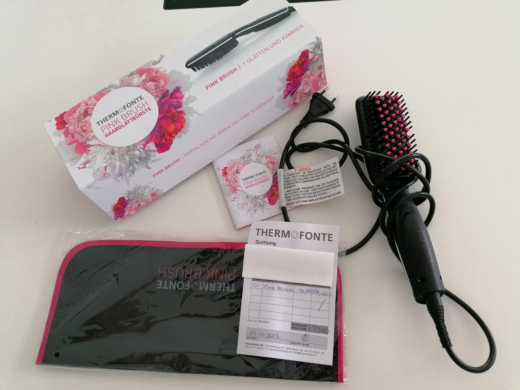 Altro per la cura dei capelli: HAARGLÄTTBÜRSTE THERM FONTE – Usato da Steinen venduto da kelli13 6