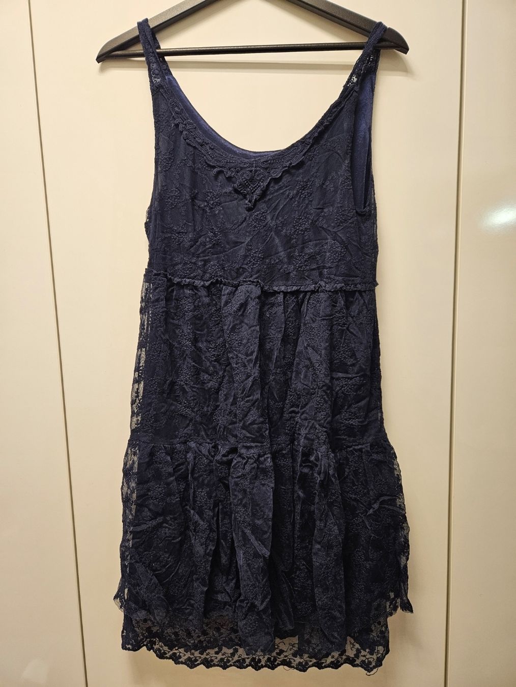 Vestiti: Molly Bracken Boho Hippie Spitzenkleid navy – Nuovo (secondo la descrizione) da Zürich venduto da ColdCoffee