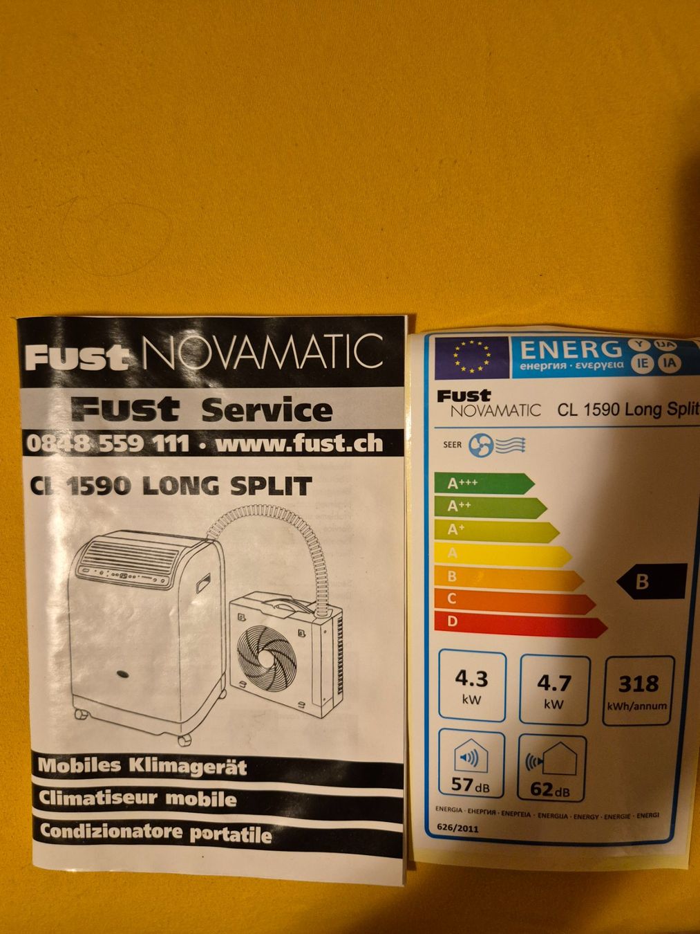 Novamatic Klimageräte: Fust Novomatic CL 1590 Long Split – Gebraucht aus Neuwilen von Muecke23 4