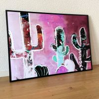 Kaktus Wüste Moderne Kunst Farben Expressionismus Bild Natur