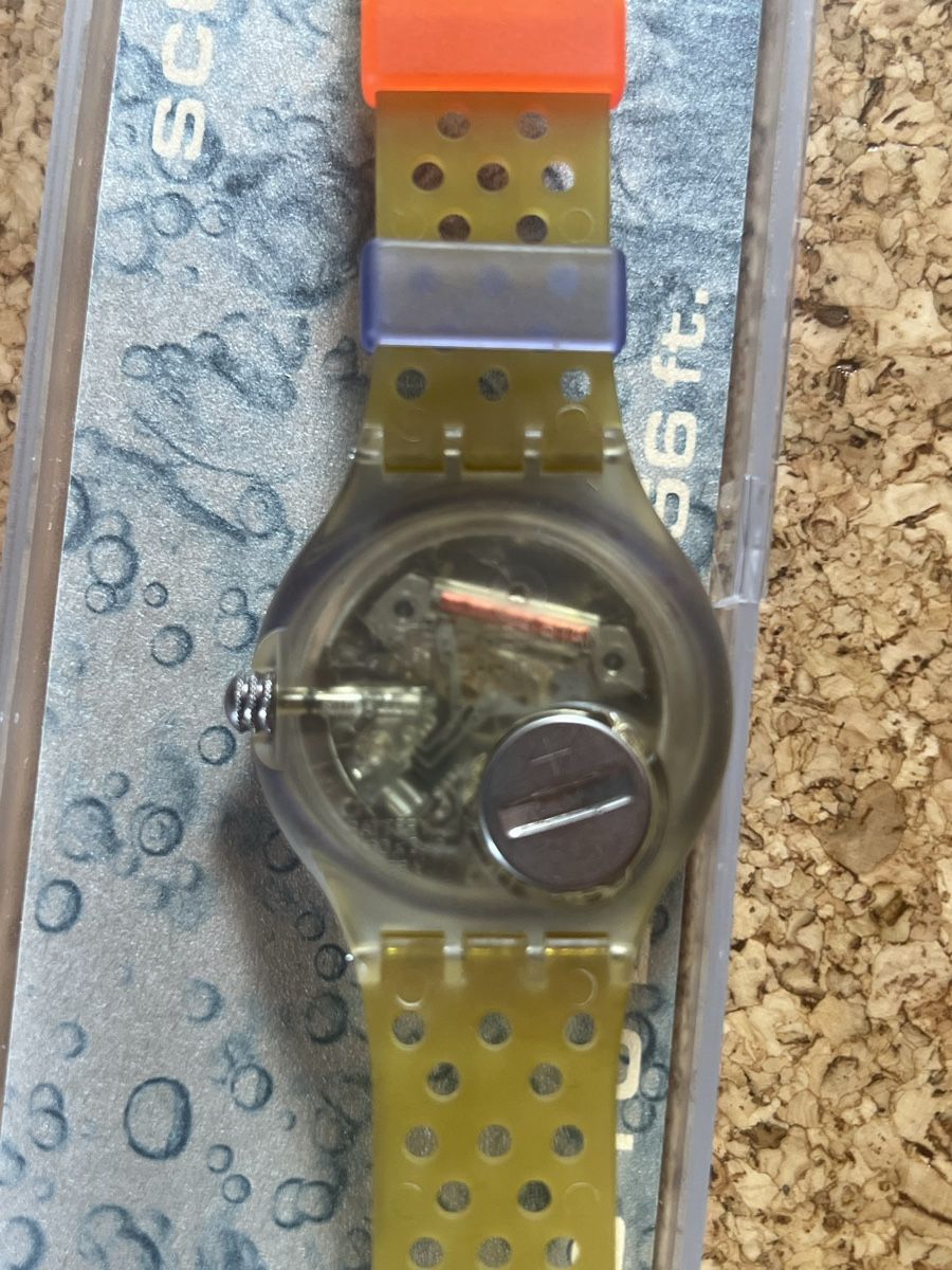 Swatch Orologi: Swatch Scuba 200 Uhr VIOLET Orange – Usato da Basel venduto da bellespirit 2
