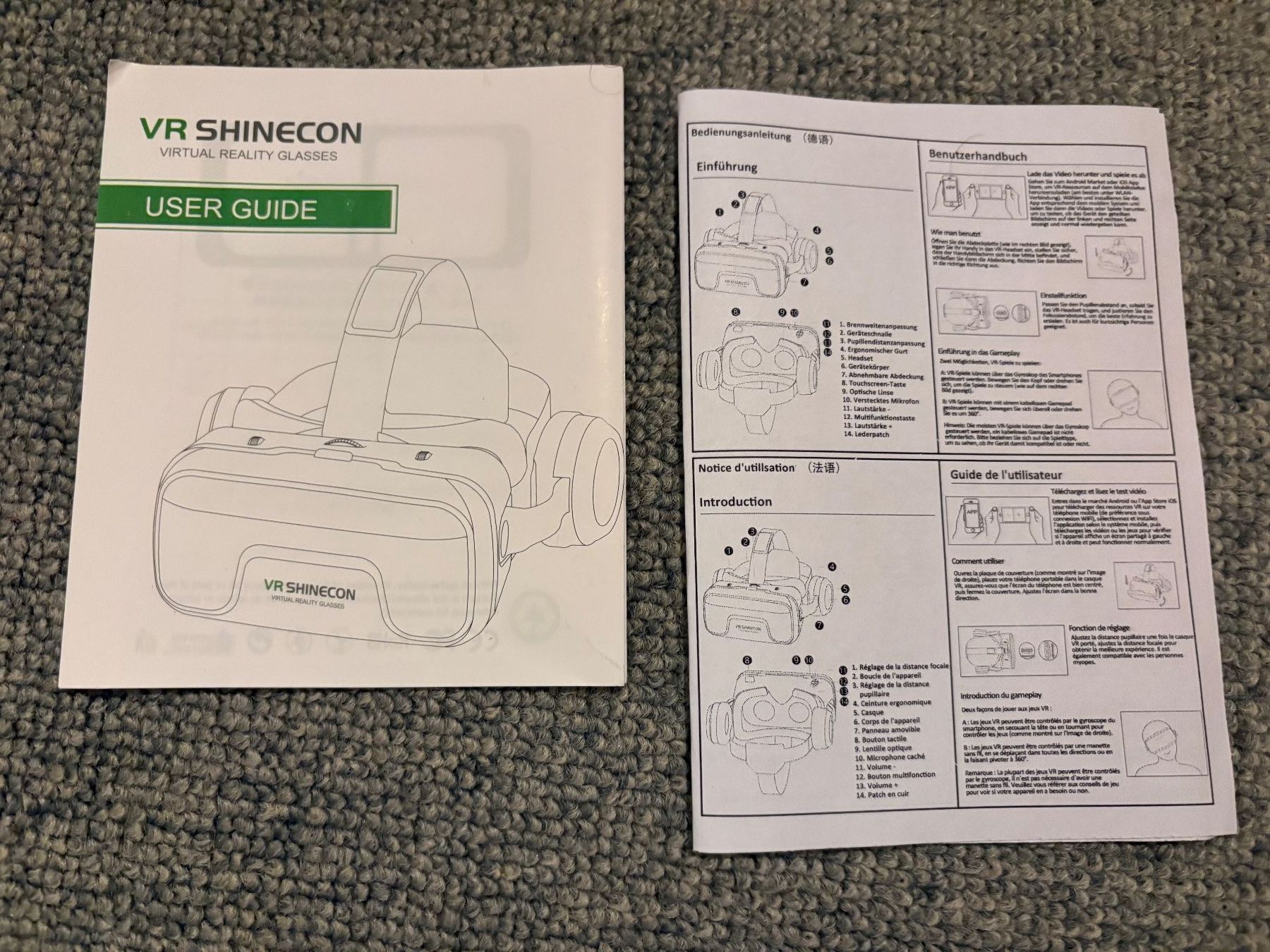 VR Brille: VR Brille Shinecon SC-G04EA mit Kopfhörern – Neu (gemäss Beschreibung) aus Wangen SZ von Sls_777 1
