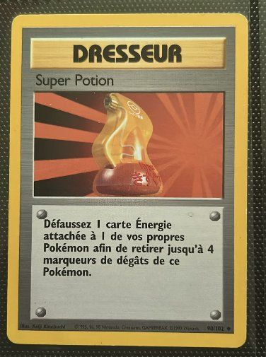 Pokémon Carte collezionabili: Pokémon Set de Base Super Potion Français Played – Usato da Sullens venduto da jov_m2wm