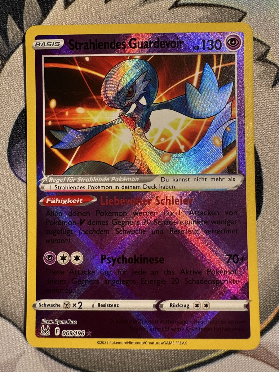 Pokémon Carte collezionabili: Strahlendes Guardevoir 069/196 DE – Nuovo (secondo la descrizione) da Therwil venduto da CarottiCards