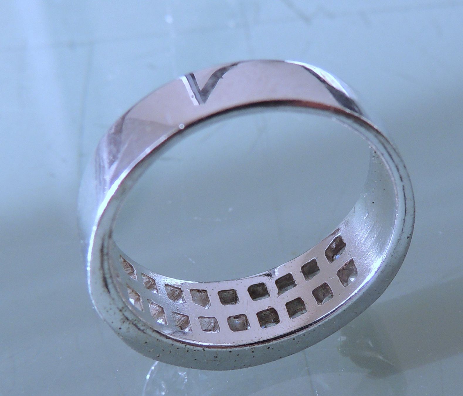Anelli: Rhodinierter Silber 925 Fingerring Gr. 56 – Usato da Waldenburg venduto da schaller707 3