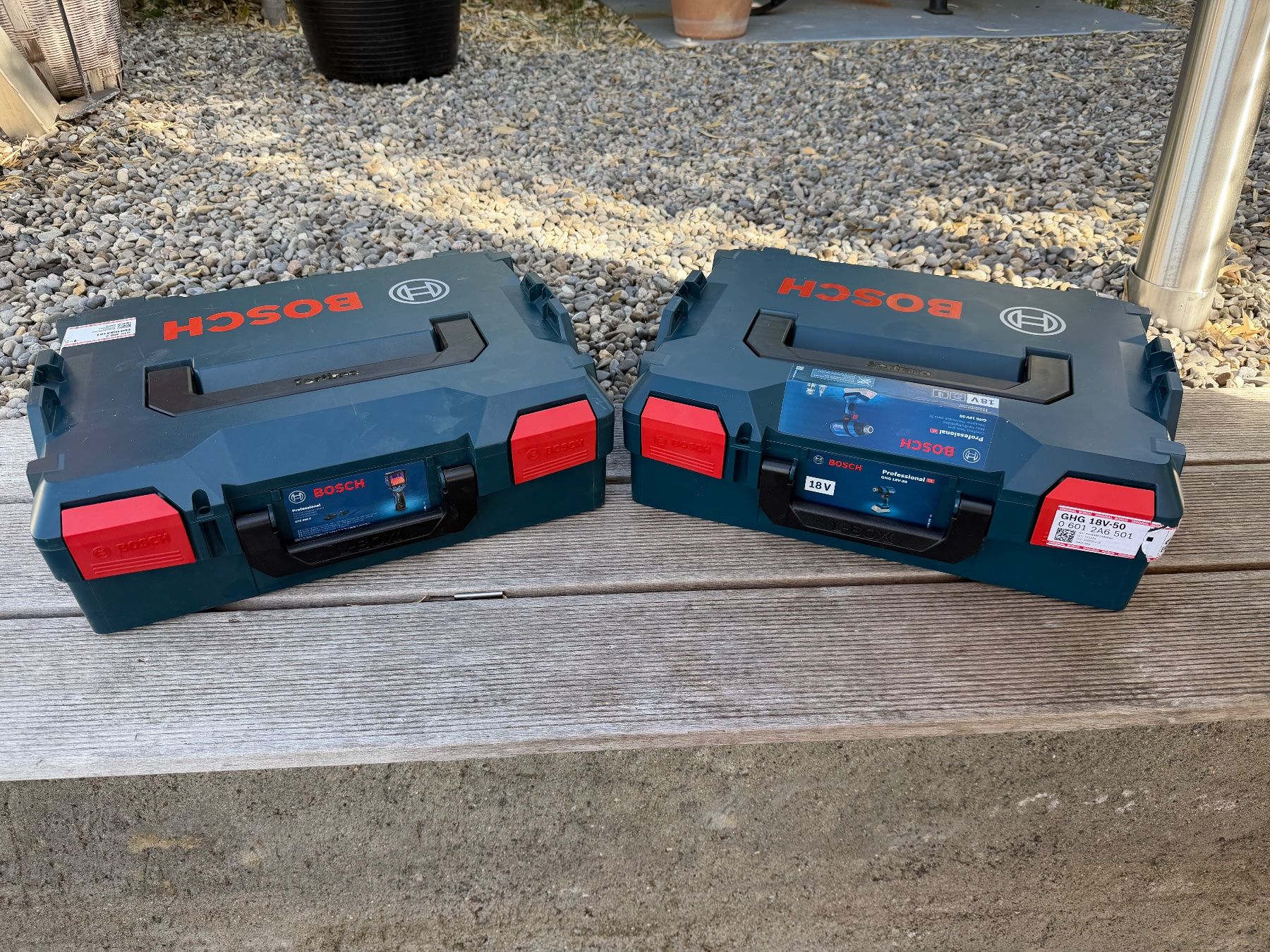 Bosch Valigie: 2 Bosch L-Boxx Werkzeugkoffer – Usato da Oppligen venduto da Balu2012