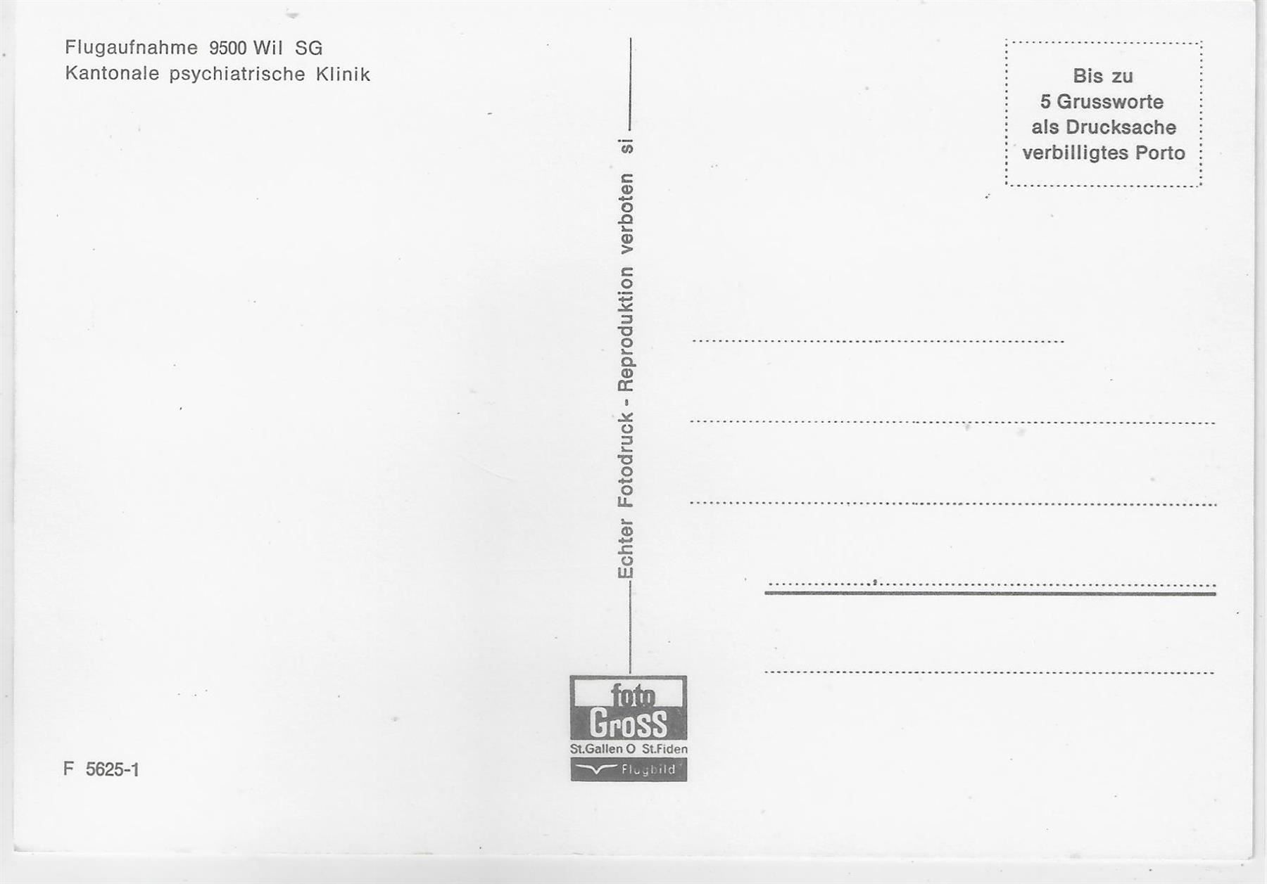 Cartoline postali: Flugaufnahme Wil SG - Kantonale – Antico da Ettingen venduto da Kartenplanet 1