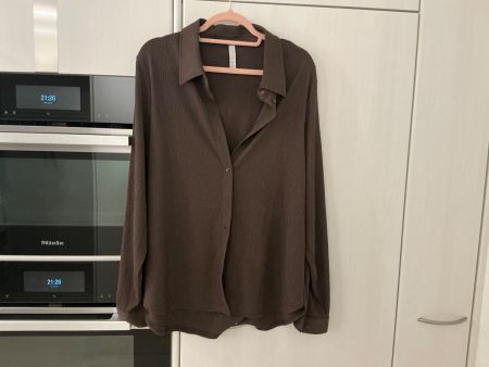 Braune Bluse Grösse L, Top Zustand