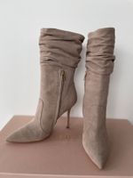Neue Liu Jo Veloursleder-Stiefel taupe Grösse 39