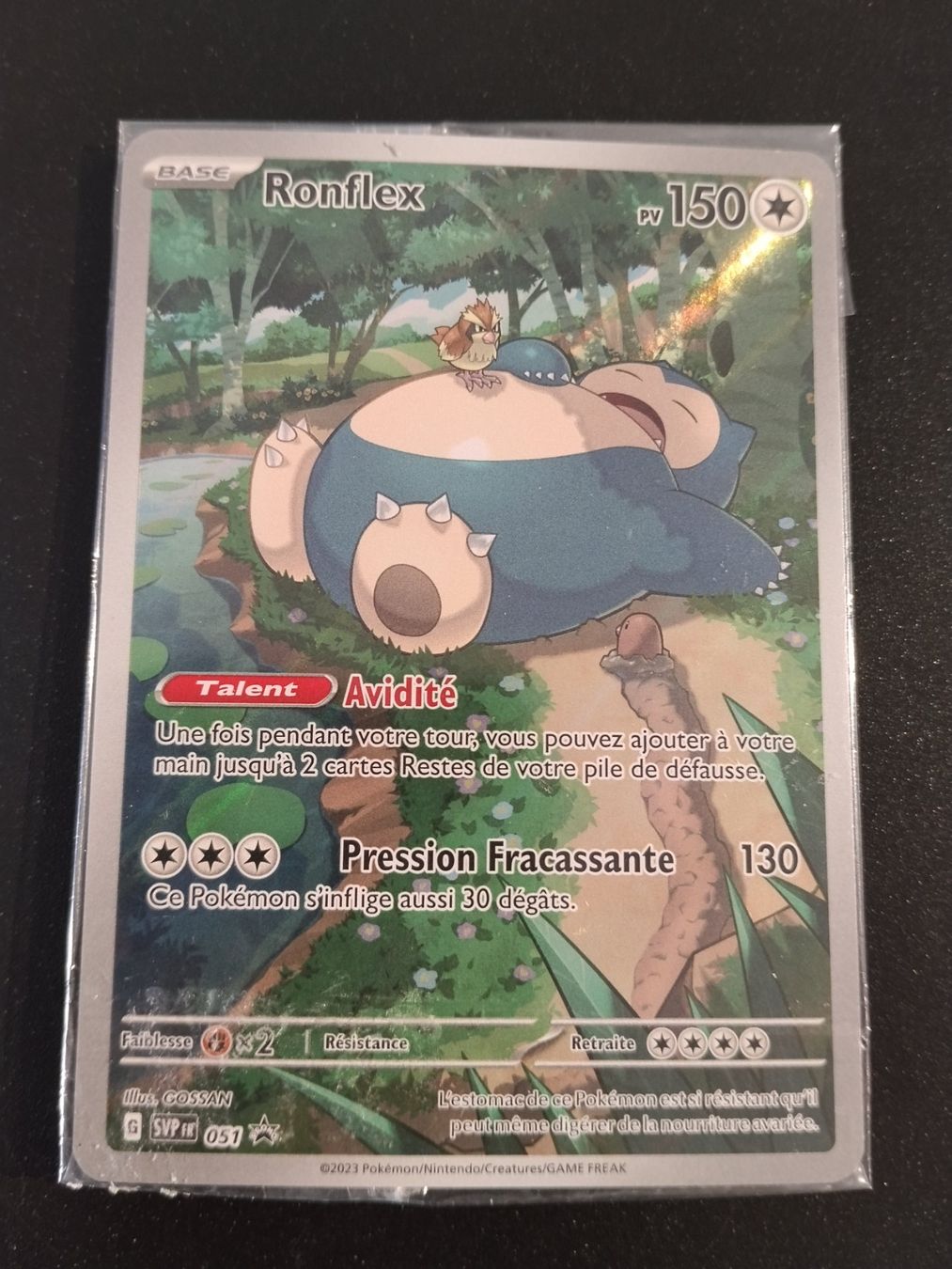Pokémon Carte collezionabili: Pokémon 151: carte Promo Ronflex 051 FR scellée – Usato da Palézieux-Village venduto da oufoux08