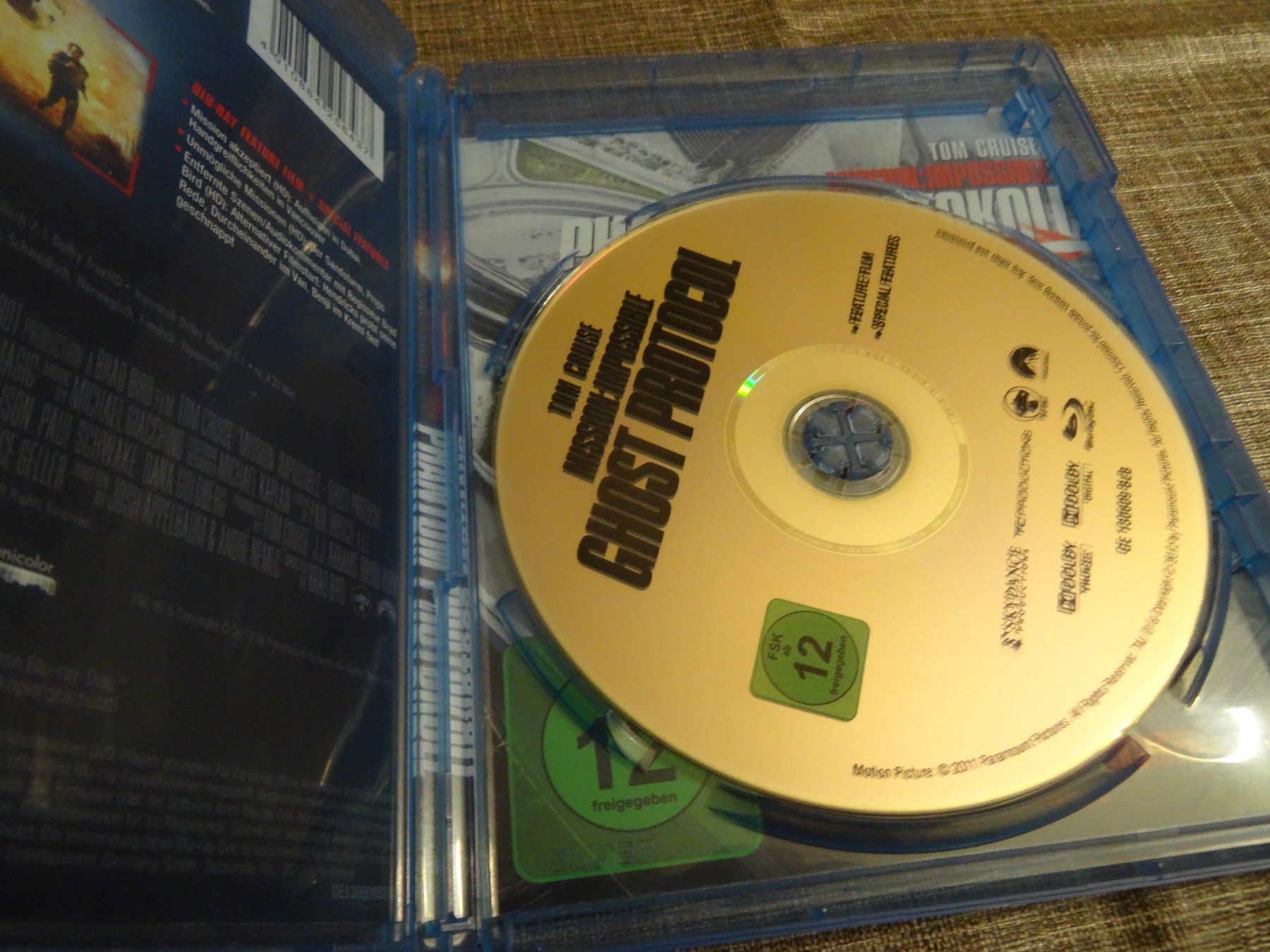 Tutti i DVDs: Mission Impossible 4: Phantom Protokoll - Blu-ray! – Usato da Olten venduto da Disc-Verkauf 1