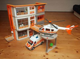 Playmobil Kinderklinik (3 Stöcke) mit Landeplatz