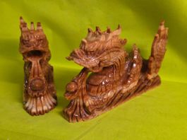 Drachenpaar 20cm aus Marmor