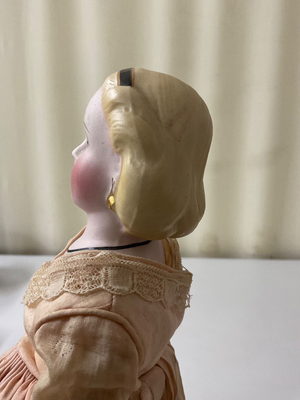 Bambole: Antike Puppe mit Stoffkörper, Länge ca. 35 cm – Usato da Bern venduto da vielerart 2