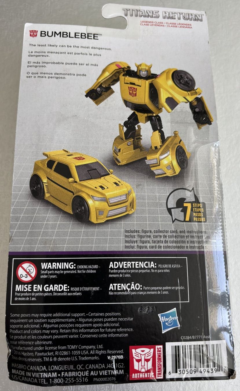 Hasbro Statuette: Transformers Titans Return Bumblebee (Legends Class) – Nuovo e nell'imballaggio originale da Founex venduto da spf_b7sg 1