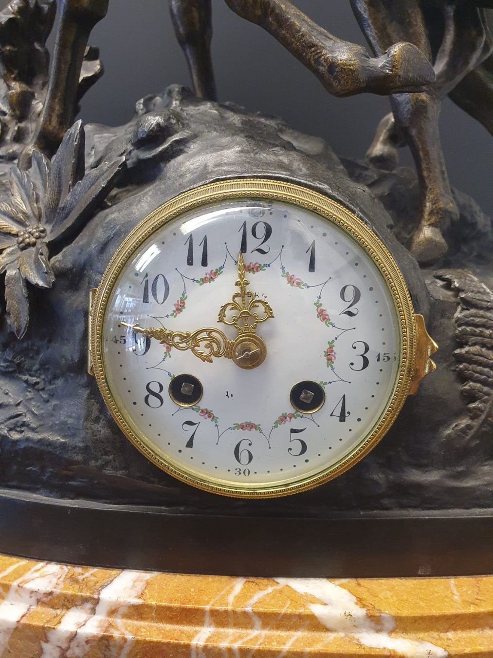 Orologi da terra & Orologi da parete: Pendule Lecourtier en Bronze – Usato da La Chaux-de-Fonds venduto da curtitswisswatches 1
