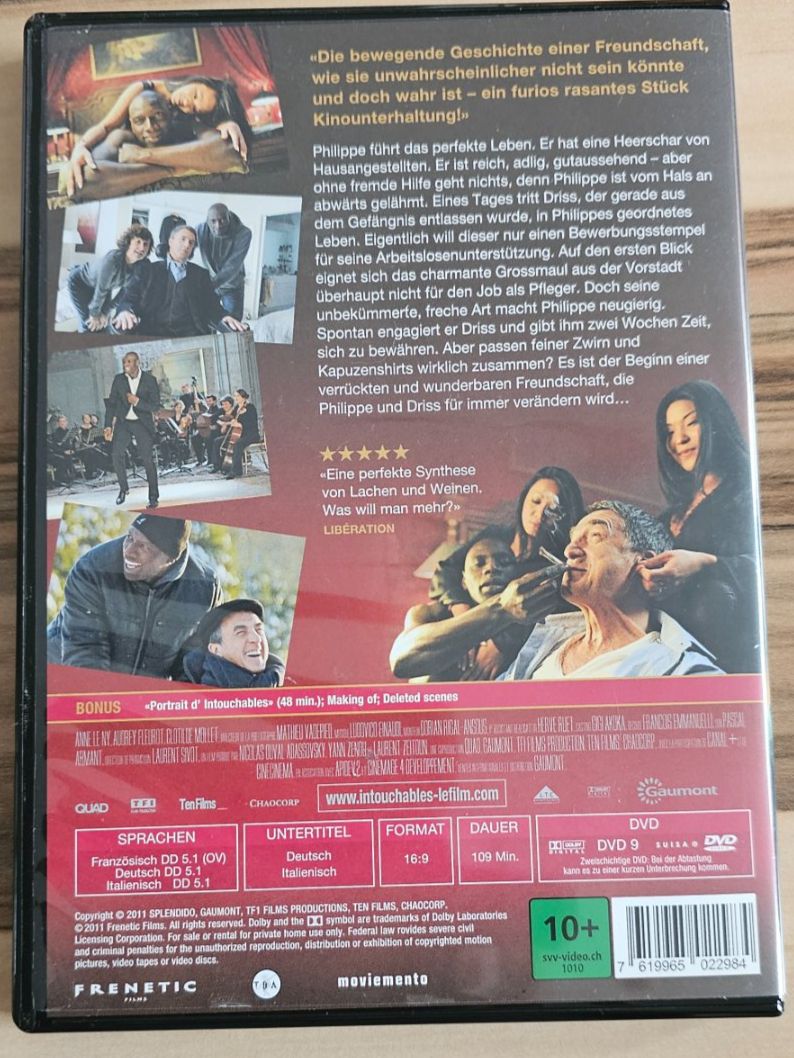 Tutti i DVDs: Intouchables- Ziemlich beste Freunde/ 2 DVD – Usato da Geuensee venduto da jes_9xyk 1