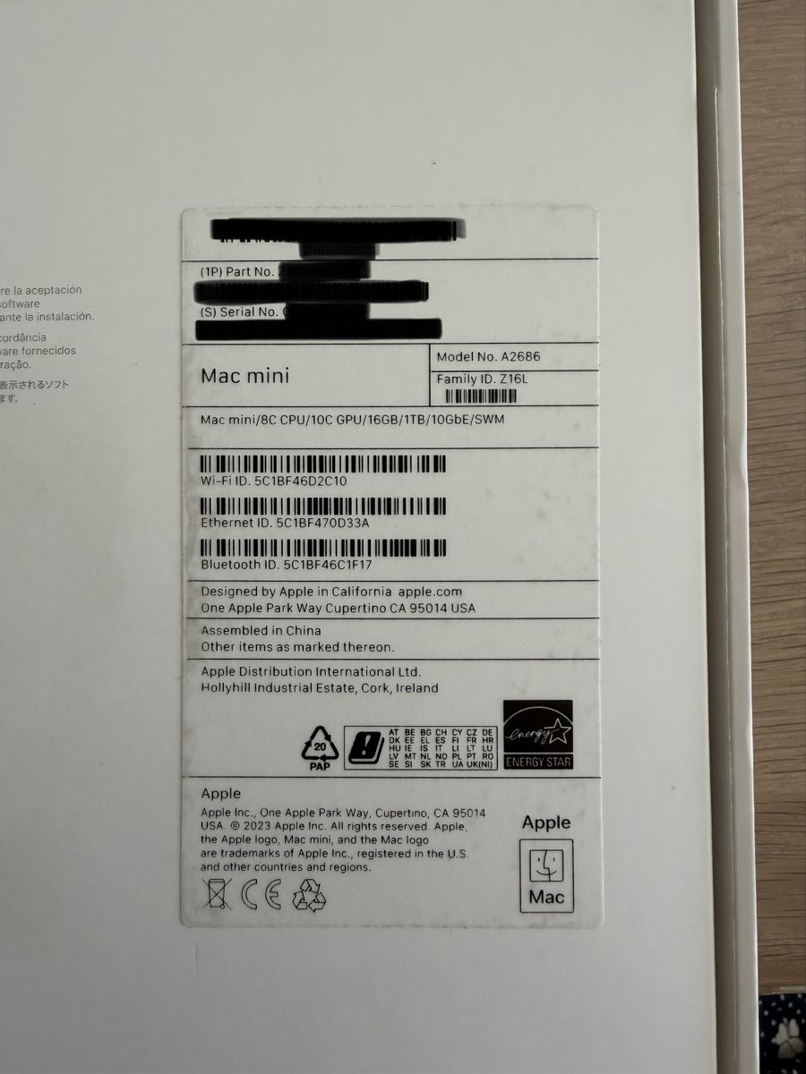 Apple PCs: Mac Mini M2 16 GB 1TB 10GbE – Gebraucht aus Oberhofen TG von Solano84 5